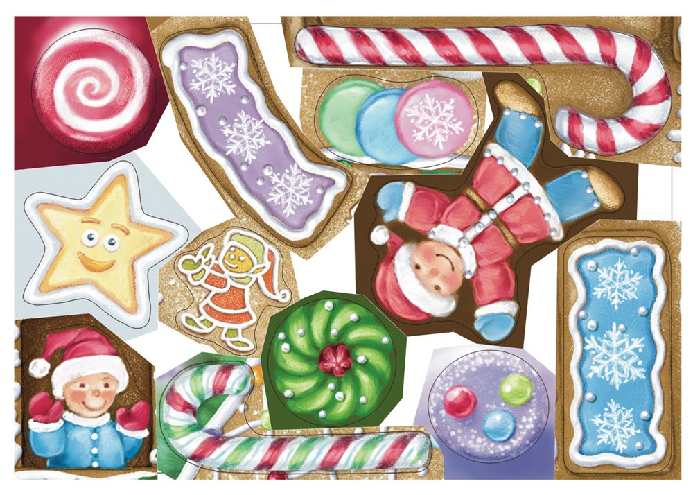 Gingerbread House Sticker Advent Calendar (Countdown to Christmas)